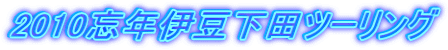 2010忘年伊豆下田ツーリング